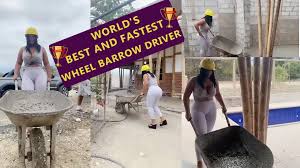 Worlds best and fastest number one Wheel Barrow driver Yaneri Velez