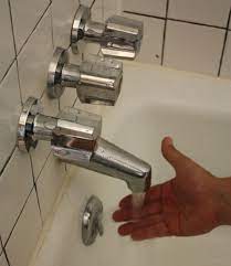 This is a conventional two valve faucet. 17 Apart Plumber Tim Vs The Hall Tub Replace Bathtub Faucet Bathtub Faucet Replace Tub Faucet