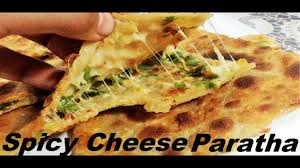 Cheese Paratha Recipe Spicy Cheese Stuffed Paratha Vegetarian Recipe Paratha Recipes Spicy Cheese Spicy Recipes