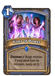 Of those cards, 5 of are class cards. New Mage Spells Font Of Power And Incanter S Flow Multiplayer Discussion Hearthstone Forums