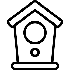 Welcome back the birds with this 3d birdhouse, the perfect decoration or gift box for spring! Birdhouse Free Animals Icons