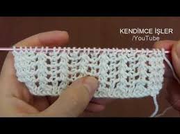Kolay Orgu Modeli Easy Lace Knit Design Youtube Orgu Modelleri Orgu Desenleri Ve Desenler