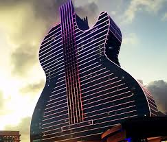 Clasica, flamenco, musica de brasil. Una Guitarra Electrica Es La Forma Del Nuevo Hotel De Hard Rock Arquitectura