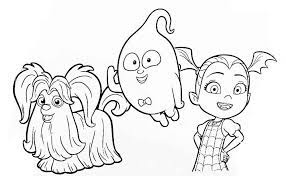 Doc mcstuffins weekends at 12:50p et. Vampirina Family Coloring Pages To Printable Coloring Book Online Disney Vampirina Family To Print Free Ecolorings Info