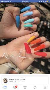 Pin By Suzie On Nails Summer Nails Colors Nail Colors Acrylic Nail Designs Coffin