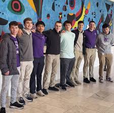 Brad Arling '89 spoke to Mrs. Daubenmerkl's Catholic Morality classes. Brad  speaks to various schools throughout the year as part of the Think First  Program through Tri-Health. Brad is pictured with some