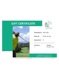 Printing a certificate template is simple. Golf Gift Certificate Template Pdf Templates Jotform