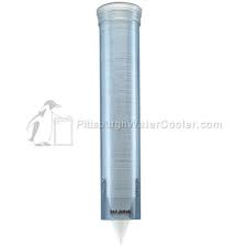 Suitable for disposable cups in or paper. Transparent Blue Water Cooler Cup Dispenser 4 10 Oz Cup Sizes With Mounting Bracket Pittsburgh Water Cooler