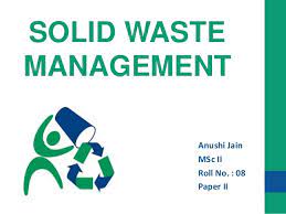 Related literature can be found in many places, such as online or. Solid Waste Management