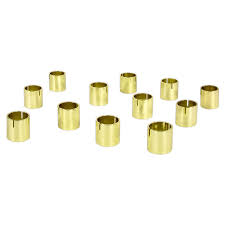Consider handmade table number holders like corks or wood slices or fit within a matching personalized picture frame. Koyal Wholesale Modern Metal Geometric Cylinder Wedding Place Card Holders Set Of 12 Gold Table Number Holders Walmart Com Walmart Com