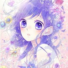 maki yoko kirameki no lion boy 蓮の花の絵 イラスト キュートなアート
