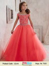 Exquisite Red Princess Ball Gown Party Dress For Kids Little Girl Pageant Dresses Gowns For Girls Girls Pageant Gowns