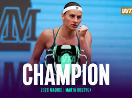 How Kostyuk shed the 'curse' of early expectations to win first WTA 1000 crown