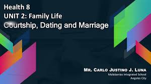 Dating, courtship, engagement, and wedding page 5 lesson two the value of the value of courtship and engagement courtship and engagementcourtship and engagement we believe that a distinction needs to be made between dating and courtship! Courtship Dating And Marriage Mapeh 8 Health 2nd Quarter