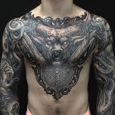 Dengan memperhatikan warna kulit maka tato yang ingin anda pakai pastinya harus sesuai juga. 52 Tato Dada Ideas Chest Tattoo Chest Piece Tattoos Chest Tattoo Men