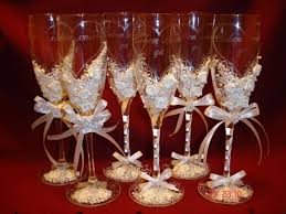 Wineglass Decoration Wedding Theme Ideas Decorated Wine Glasses Wedding Glasses Decoration Wine Glass Decor