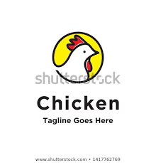Line Art Outline Chicken Head Face Logo Icon Vector Template Logo Outline Line Art Chicken Logo