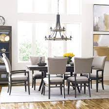 Dining table with 6 chairs, chairs legs could be fixed. Kincaid Furniture Cascade 863 744 2x637 4x636 Dining Table Set With 6 Chairs Northeast Factory Direct Dining 7 Or More Piece Sets