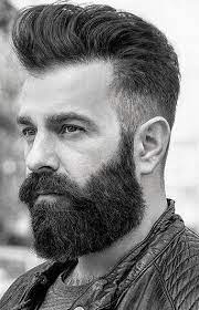 Black And White Men In Leather Beard No Mustache Bald Men With Beards Hair And Beard Styles