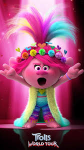 Trolls World Tour Wallpaper Hd Phone Backgrounds Movie Poster Characters For Iphone Android Screen In 2020 Rainbow Poppy Trolls Birthday Party Trolls Birthday
