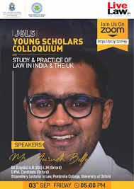A great opportunity for all the law aspirants to interact with Anirudh  Belle. He is an LLB graduate from the batch of 2019. Mr. Belle became an  INLAKS scholar and is now