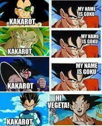 The names in dragon ball z mostly mean various vegetables. Only For Vegeta Dragon Ball Super Funny Dragon Ball Super Goku Dragon Ball Super Manga