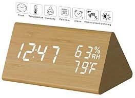 Maybe you would like to learn more about one of these? Digital Alarm Clock Micar Wood Led Light Mini Modern Cube Desk Alarm Clock Displays Time Date Temperature For Kids Bedrooms Home Dormitory Travel Yellow N18 Buy Online At Best Price In Uae