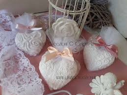Excellent shop for customized candles and fragrances!! Segnaposto Cuore Gesso Sp005 Cinzia Creazioni