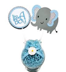 Luckylibra boy baby shower decorations, it is a boy banners elephant garland and paper lantern paper flower pom poms （blue white grey）. Amazon Com Baby Its A Boy Elephant Baby Shower Decorations Centerpiece Sticks Blue Gray Polka Dot Elephant Cake Toppers Party Decorations Elephant Centerpieces Handmade Products