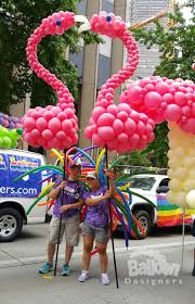 Flamingo Pride Parade Balloon Animals Flamingo Balloons Balloon Decorations Balloon Crafts