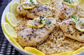 One Pot Lemon Chicken And Rice Baking With Josh Ange Recipe Lemon Chicken Recipes Lemon Chicken Breasts