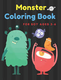 Try all worksheets in one app. Buy Monster Coloring Book For Boy Ages 3 6 Fun And Enjoy Monster Coloring Pages For Kids 3 6 Years Old Cute Alien Monster And Unique Size 8 5x11 With Swap With Blank Pages