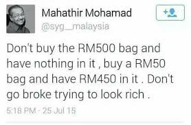 Saya berterimakasih kerana interpretasi yang sering dibuat berkena. I M Not Pretending To Be Frugal Says Bata Wearing Dr Mahathir