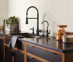 Since moen is the company that invented and first introduced the cartridge faucets, it comes as no surprise that it is among the largest faucet manufacturers in the usa and around the world and that it is a popular choice when people are looking for the best kitchen or bathroom faucets. Kitchen Faucet Collection Reimagines Industrial Design Qualified Remodeler