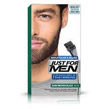 I use a single blade safety razor my boyfriend has thick, dark facial hair. Buy Just For Men Colour Gel For Beards Moustaches And Sideburns Natural Dark Brown Black Online At Low Prices In India Amazon In