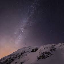Night Sky And Mountain By Igorkozlitin Iphone Wallpaper Mountains Ipad Wallpaper Ipad Image