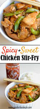 Spicy Asian Chicken Stir Fry Recipe Sweet And Spicy Chicken Stir Fry Recipes Chicken Asian Chicken Stir Fry