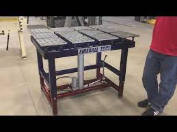 How To Build A Flat Welding Table Part 1 Plans Available Fireball Tool Youtube Welding Table Table Furniture
