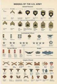 Insignia Of The Us Army Guide Coolguides Army Ranks Military Ranks Military Insignia