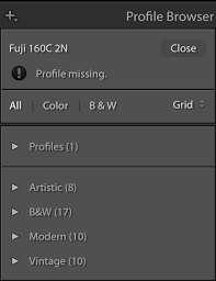 How to use lightroom 5. Lightroom Classic Has No Camera Profiles Profile Missing Error Adobe Photoshop Family