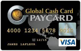 All credit/signature transactions are guaranteed by the visa zero liability policy. Payroll Services Global Cash Card Pps Employee Paycard Program