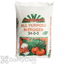 Nitrogen as a plant fertilizer is common when purchasing chemical fertilizers. Pennington All Purpose Nitrogen Fertilizer 34 0 0