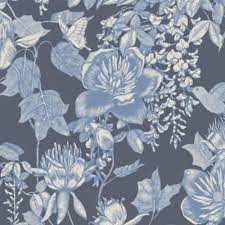 Cole Son Tivoli Indigo Wallpaper Trade Cole Son Tivoli Indigo Wallpaper Tivoli Indigo In 2021 Indigo Wallpaper Floral Wallpaper Wallpaper