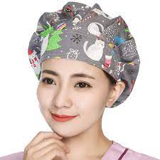 Find free knitting patterns for colorful, warm, and cozy hats for kids and adults at howstuffworks. Unisex Bouffant Scrub Hat Cotton Cap Surgical Medical Nurse Doctor Adjustable Men Women Ponytail Cute Animal Pattern Buy Online At Best Price In Uae Amazon Ae