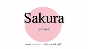 How To Pronounce Sakura Youtube