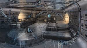 Spaceship Interior Inspiration Spaceship Interior Environment Sketch Environment Concept