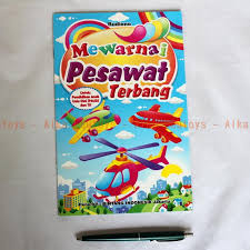 Canggih ini 4 fakta pesawat tempur sukhoi su 35. Buku Mewarnai Pesawat Terbang Aktivitas Edukasi Edukatif Anak Shopee Indonesia