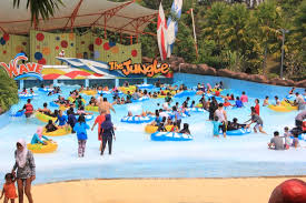 Water park fun for the entire family! Langgar Prokes Wahana Wisata Jungle Waterpark Bogor Disegel Lenteratoday Com