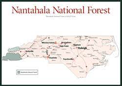 Nantahala National Forest Map Sherpa Guides | North Carolina | Mountains | The Nantahala National Forest