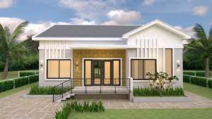 4 Bedrooms Gable Roof 40x40 Feet